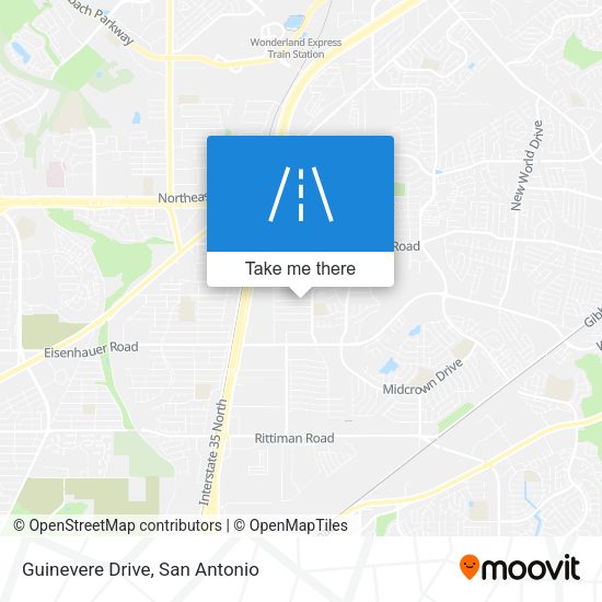 Mapa de Guinevere Drive