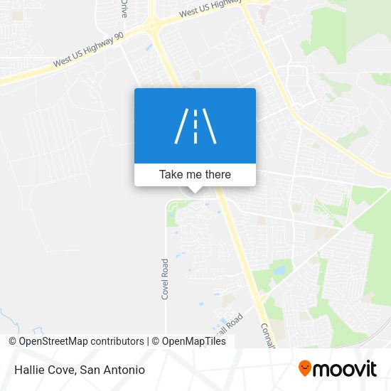 Mapa de Hallie Cove