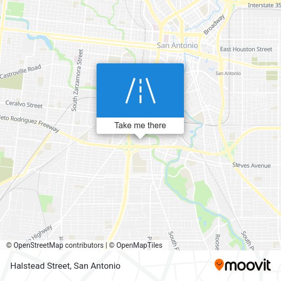 Halstead Street map