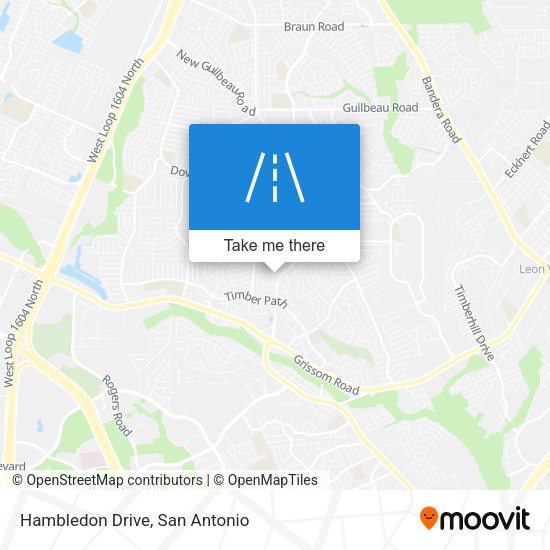 Hambledon Drive map