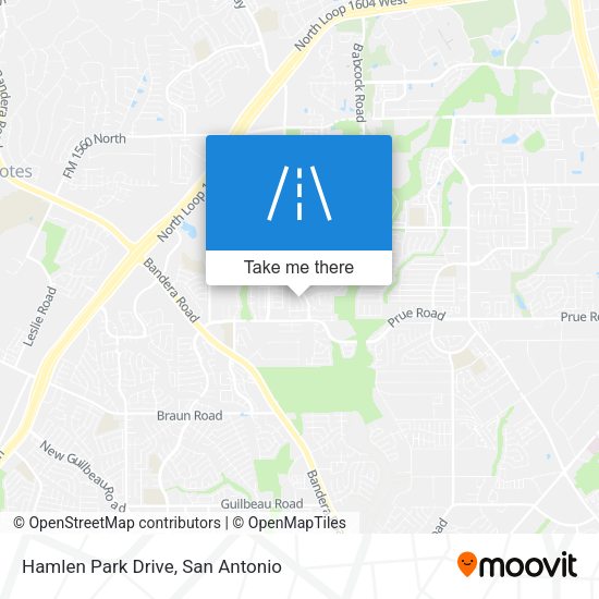 Hamlen Park Drive map