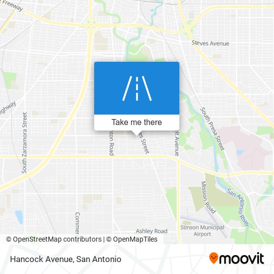 Hancock Avenue map