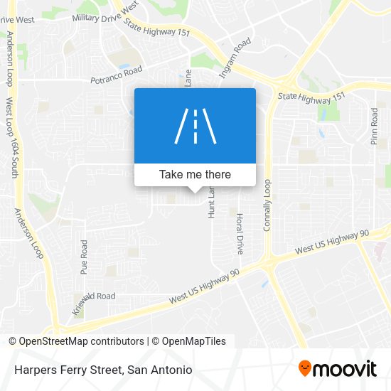 Harpers Ferry Street map