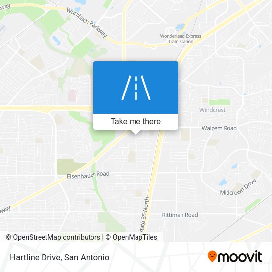 Mapa de Hartline Drive