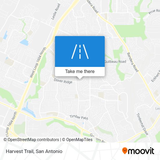 Mapa de Harvest Trail