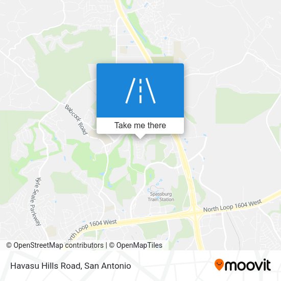 Havasu Hills Road map