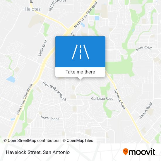Havelock Street map