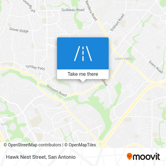 Hawk Nest Street map