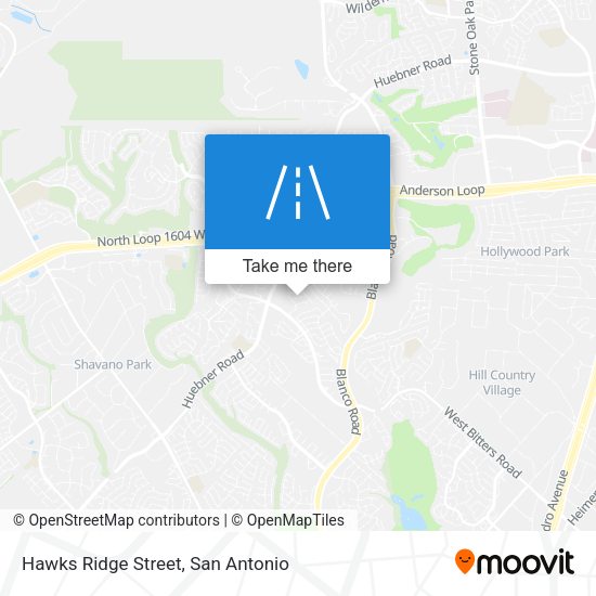 Hawks Ridge Street map