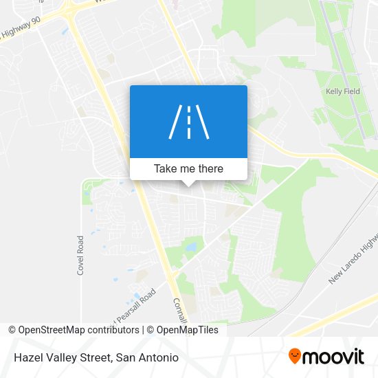 Hazel Valley Street map