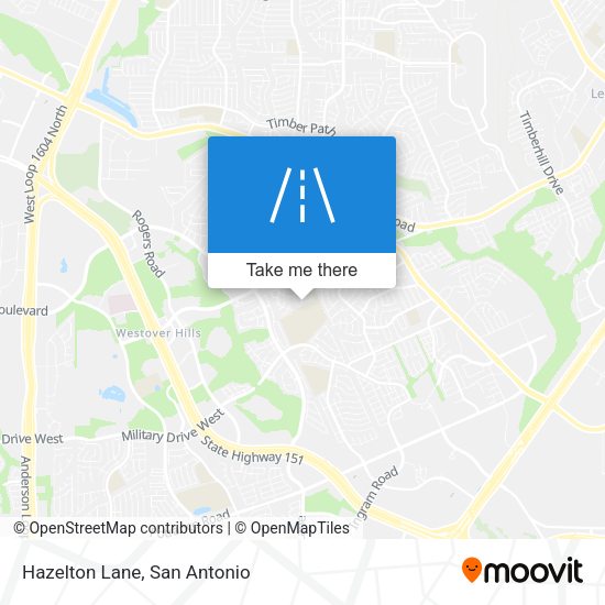 Mapa de Hazelton Lane