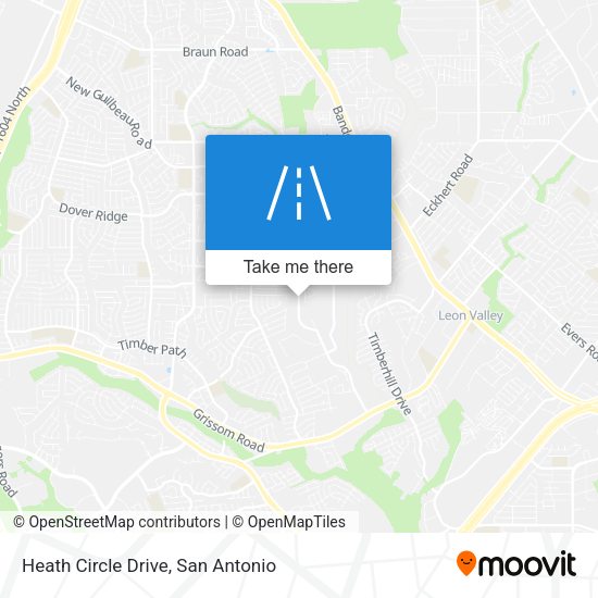 Heath Circle Drive map