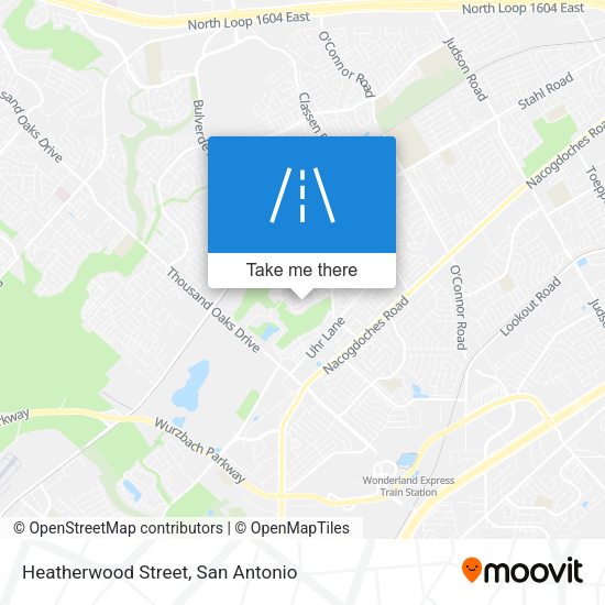 Mapa de Heatherwood Street