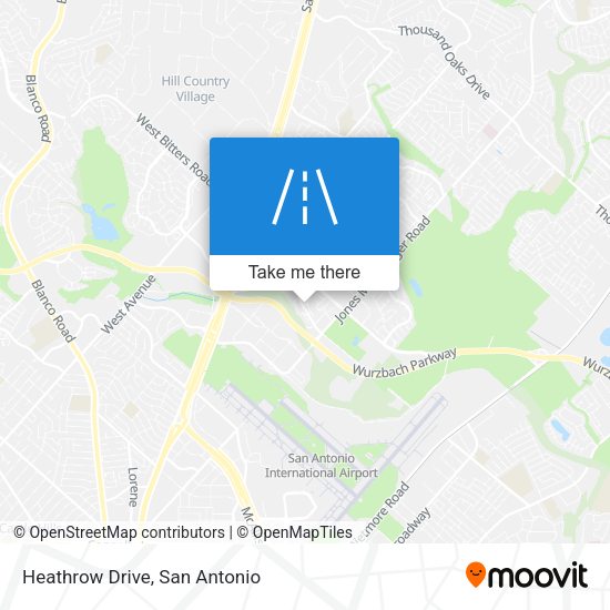 Mapa de Heathrow Drive