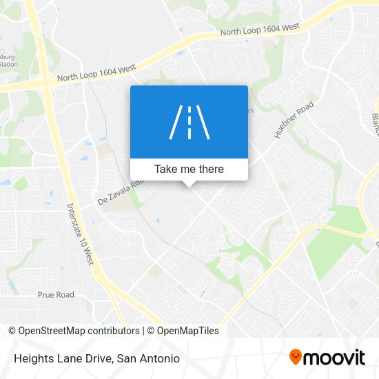Heights Lane Drive map