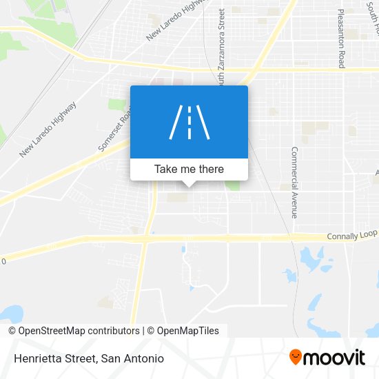 Henrietta Street map