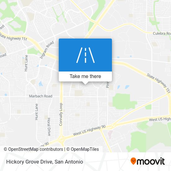 Hickory Grove Drive map