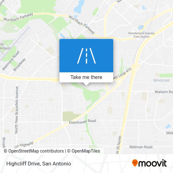 Highcliff Drive map