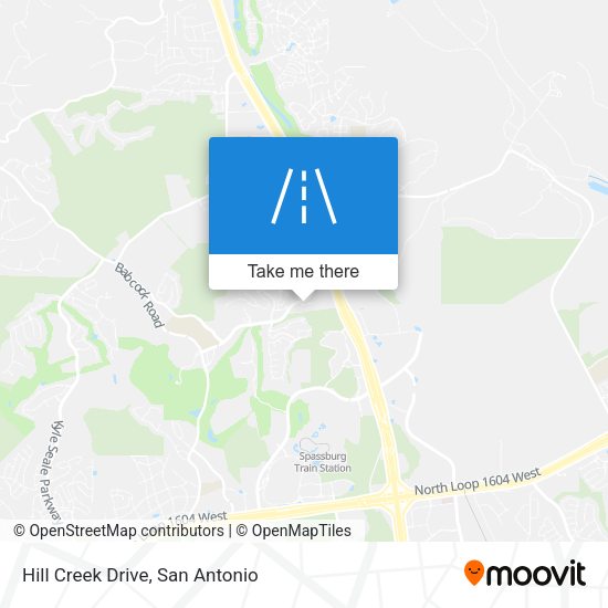 Mapa de Hill Creek Drive