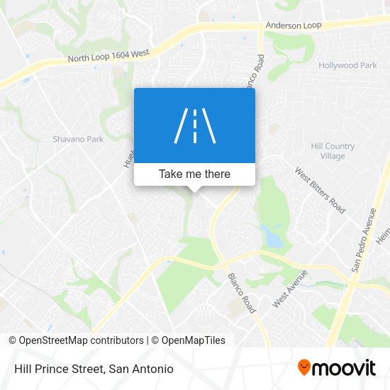 Hill Prince Street map