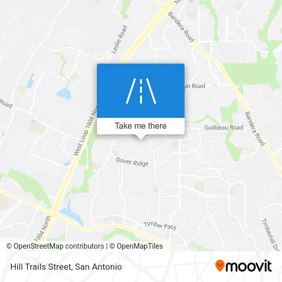 Mapa de Hill Trails Street
