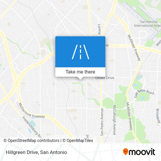 Mapa de Hillgreen Drive