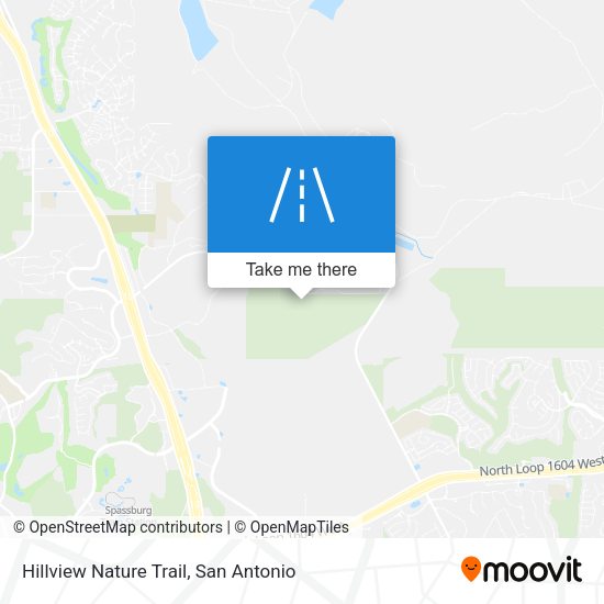Hillview Nature Trail map
