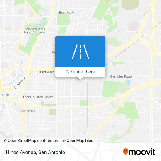 Mapa de Hines Avenue