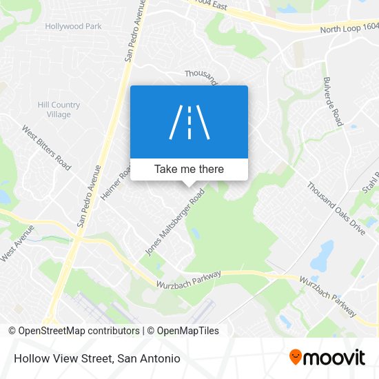 Hollow View Street map