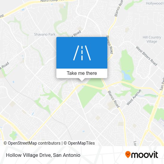 Mapa de Hollow Village Drive