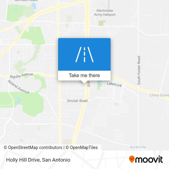 Holly Hill Drive map