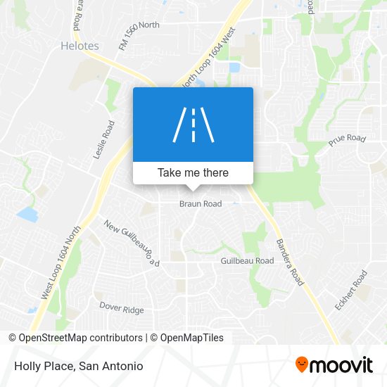 Mapa de Holly Place