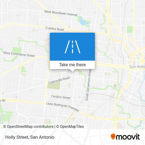 Mapa de Holly Street