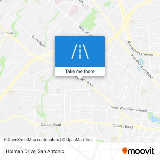 Mapa de Holman Drive