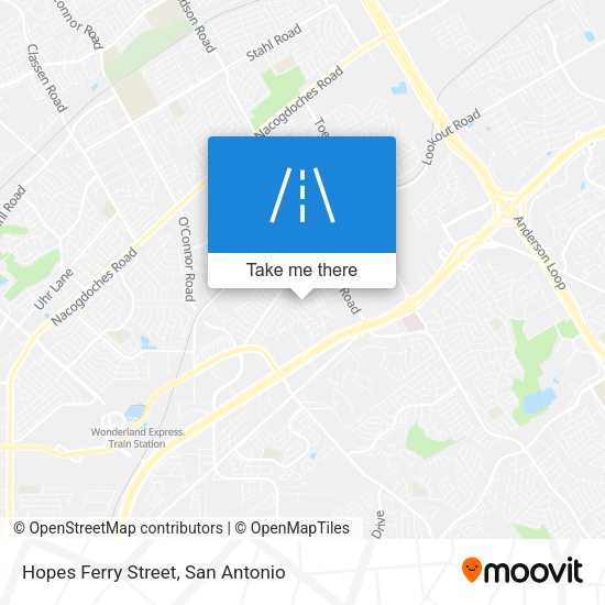 Hopes Ferry Street map
