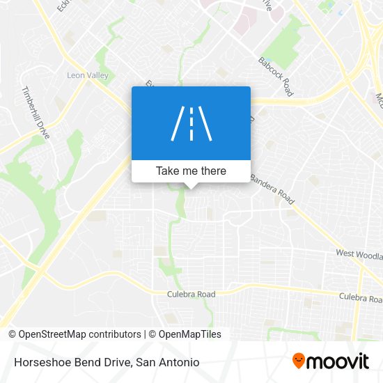 Horseshoe Bend Drive map