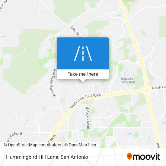 Mapa de Hummingbird Hill Lane