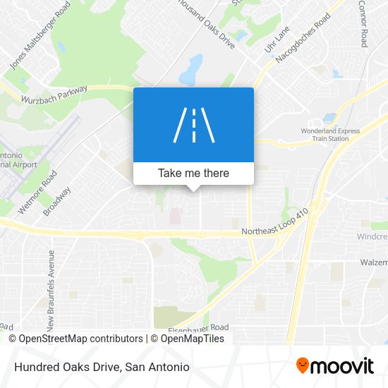 Hundred Oaks Drive map