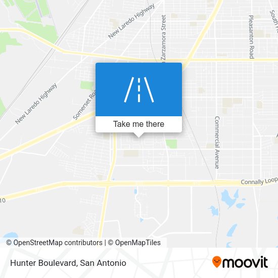 Hunter Boulevard map