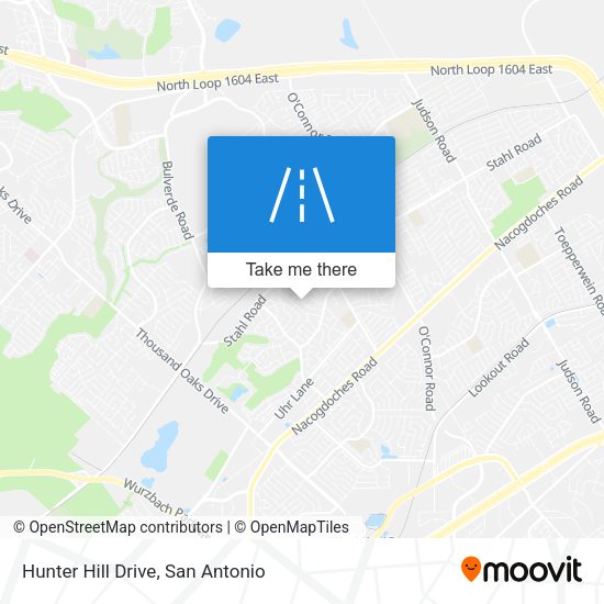 Mapa de Hunter Hill Drive