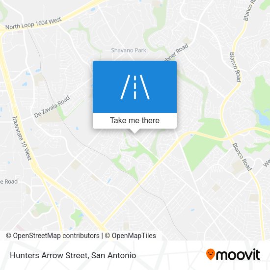 Mapa de Hunters Arrow Street