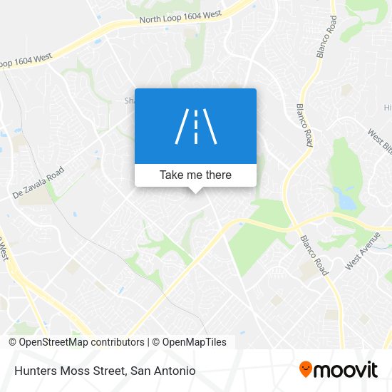 Hunters Moss Street map