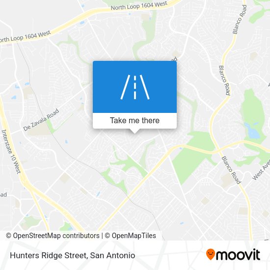 Hunters Ridge Street map
