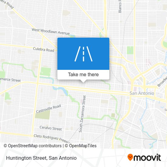 Mapa de Huntington Street