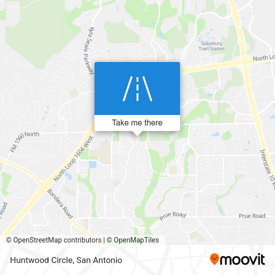 Huntwood Circle map
