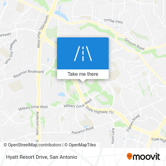 Mapa de Hyatt Resort Drive