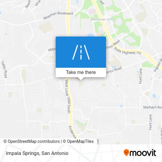 Mapa de Impala Springs