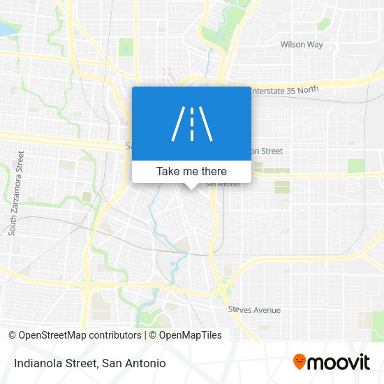 Mapa de Indianola Street