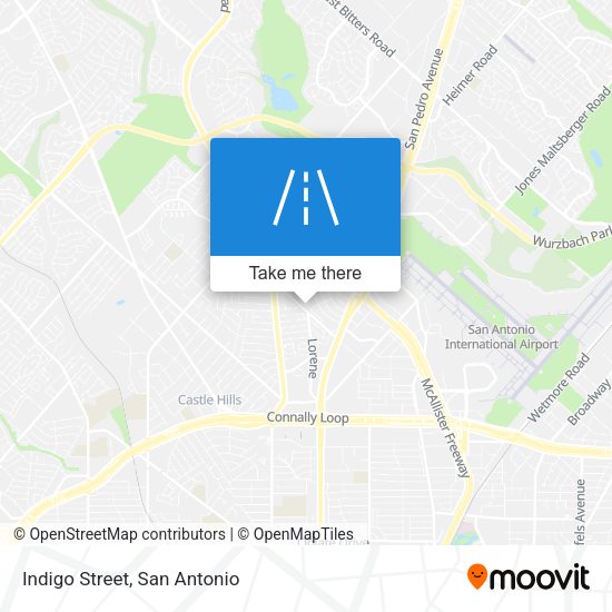 Mapa de Indigo Street