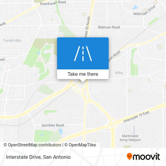 Interstate Drive map